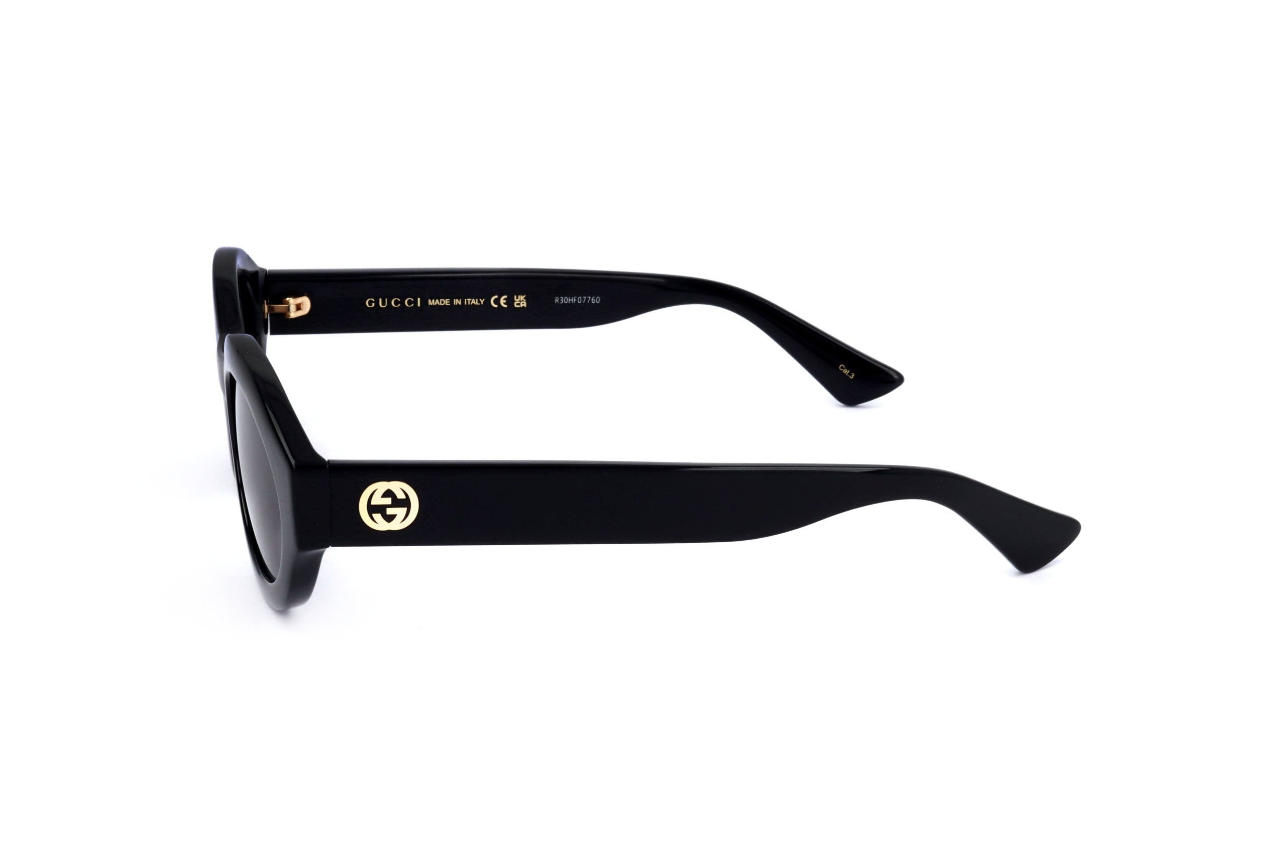 GUCCI - SUN GG1579S 001 BLACK BLACK GREY 22 53-3
